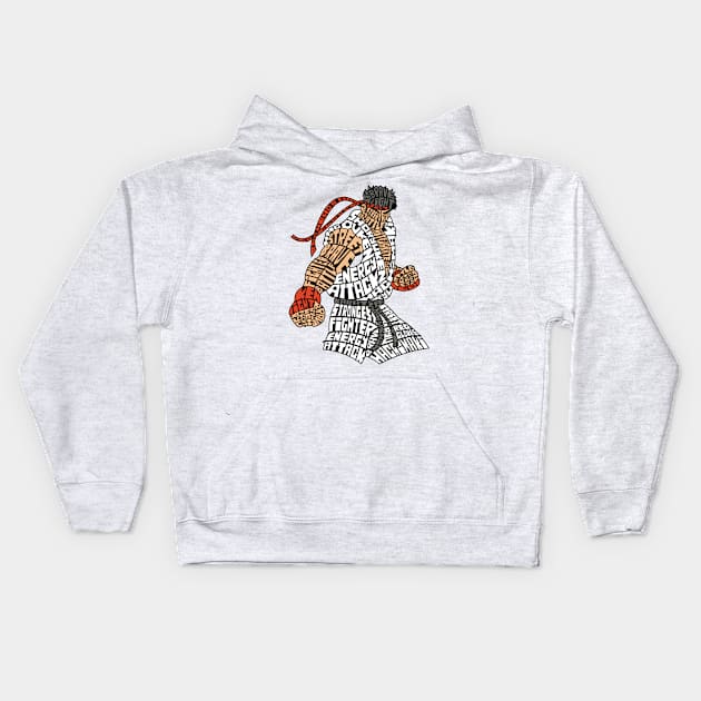 Hadouken Kids Hoodie by Koala Tees